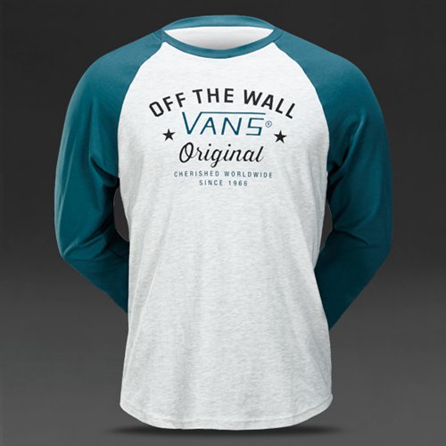 Vans Preferred Raglan Oatmeal Heather / Atlantic Deep for Men
